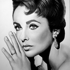 Схема вышивки «Девушка»