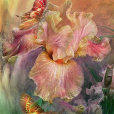 Схема вышивки «Ирисы»