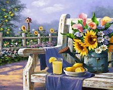 Схема вышивки «цветы»