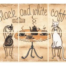 Схема вышивки «кошки»