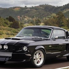 Схема вышивки «шелби gt500»