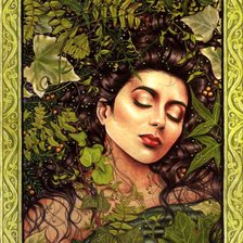 Схема вышивки «лесной эльф-2»