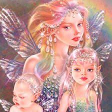 Схема вышивки «эльфы-11»