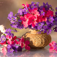 Схема вышивки «в вазе»