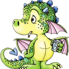 Схема вышивки «дракон»