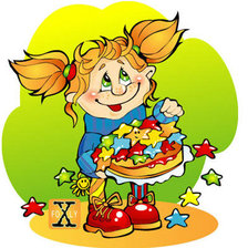 Схема вышивки «девочка»