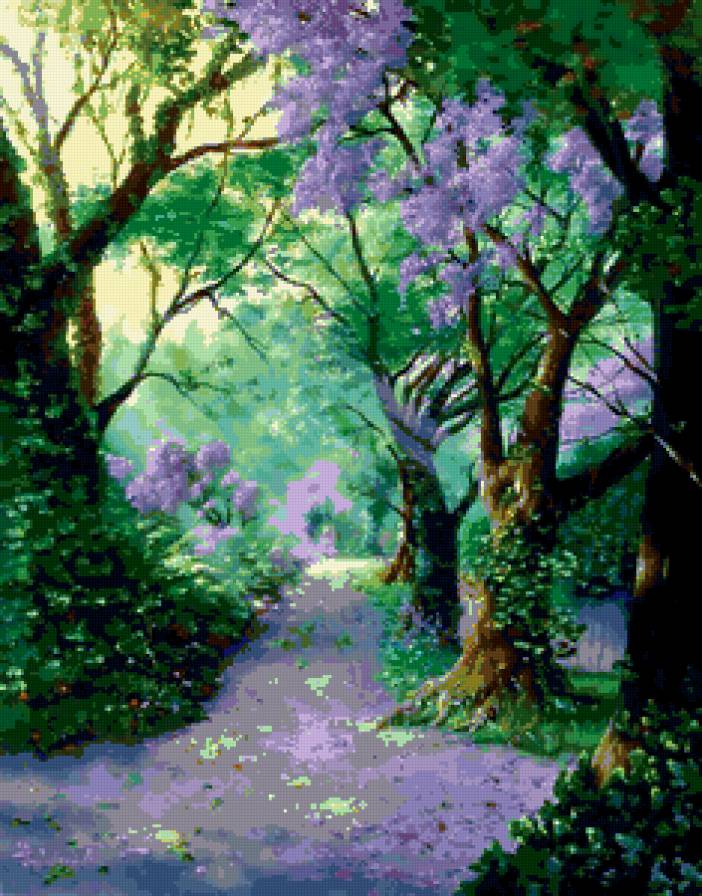 аллея - природа, парк, пейзаж - предпросмотр