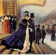 Схема вышивки «галантный век»