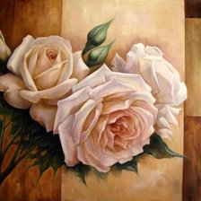 Схема вышивки «Натюрморт, цветы, розы»