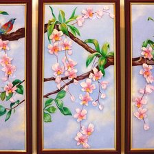 Схема вышивки «триптих»