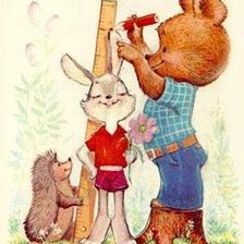 Схема вышивки «Зверюшки»