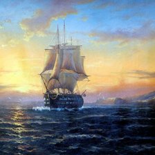 Схема вышивки «Фрегат»