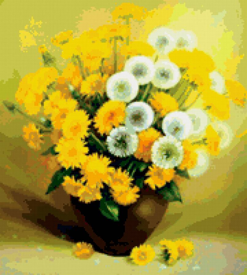 одуванчики - цветы, лето, одуванчики, мед, букет - предпросмотр