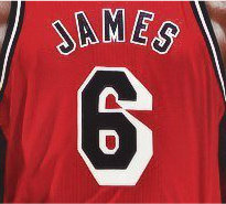 Схема вышивки «Леброн»