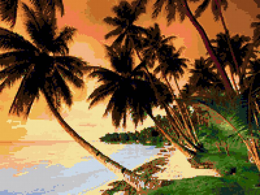 Остров - пляж, природа - предпросмотр