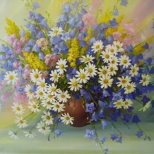 Схема вышивки «полевые цветы»