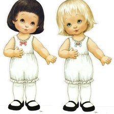 Схема вышивки «куклы»