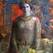 Схема вышивки «женский образ-5»