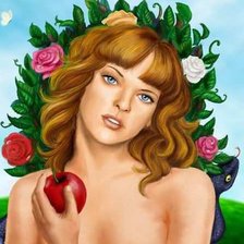 Схема вышивки «женский образ»