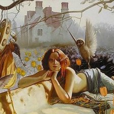 Схема вышивки «женский образ-8»