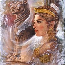 Схема вышивки «женский образ-10»