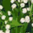 Предпросмотр схемы вышивки «ландыши» (№360684)