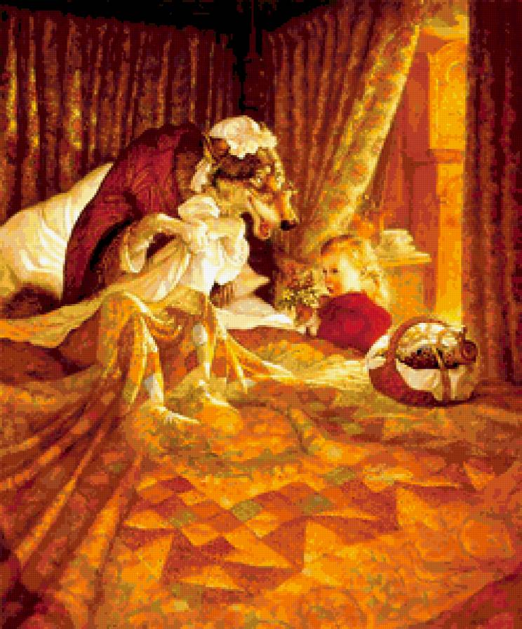 сказка - мир чудес, детям, серый волк, волк, волшебник, сказка, красная шапочка - предпросмотр