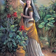 Схема вышивки «женский образ-12»