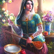 Схема вышивки «женский образ-14»