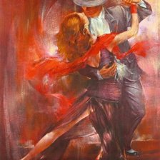 Схема вышивки «Красивый танец»