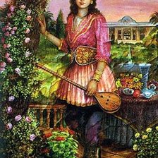 Схема вышивки «женский образ-17»