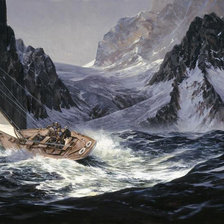 Схема вышивки «шторм»