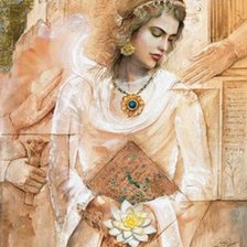 Схема вышивки «женский образ-19»