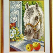 Схема вышивки «гость»