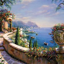 Схема вышивки «солнечный художник 1»