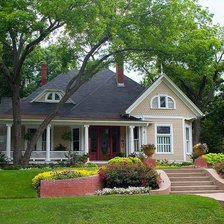 Схема вышивки «пейзаж»