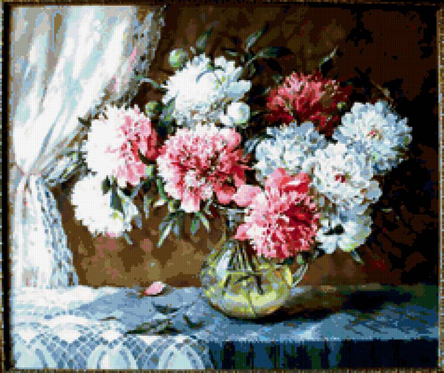 пионы - пионы, цветы, букет - предпросмотр