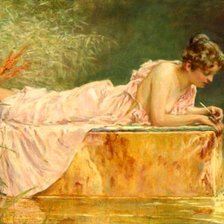 Схема вышивки «женский образ-22»