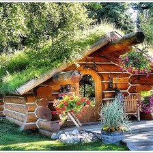 Схема вышивки «пейзаж»