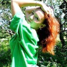 Схема вышивки «девушка»