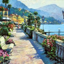 Схема вышивки «ривьера»