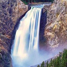 Схема вышивки «водопад»