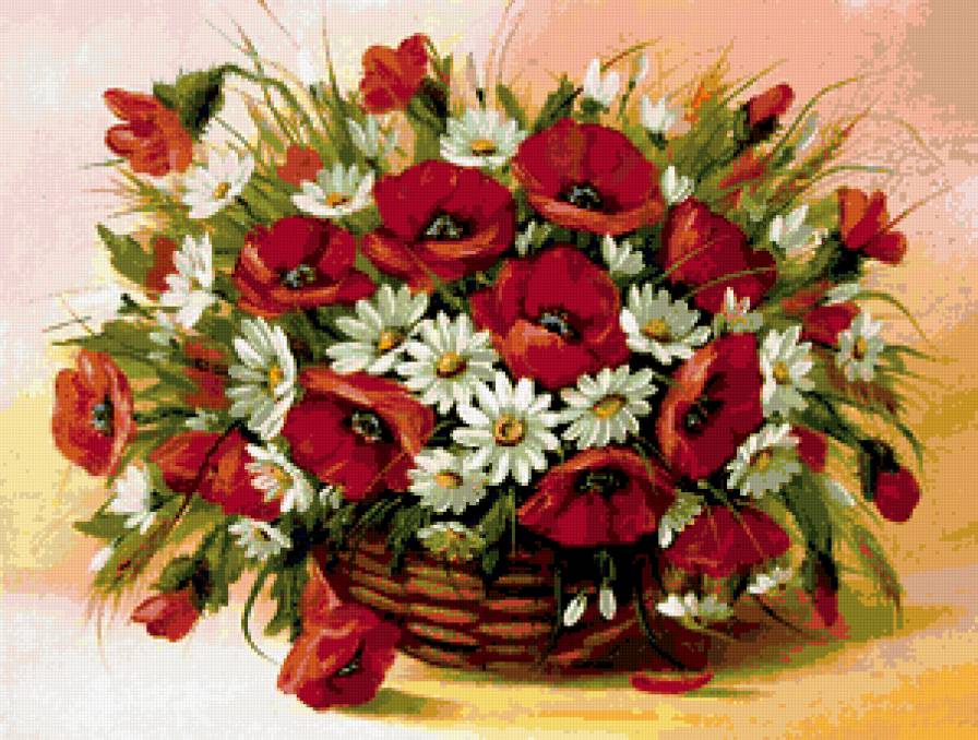 букет маков - маки, цветы - предпросмотр