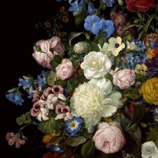 Схема вышивки «Натюрморт, цветы, розы»