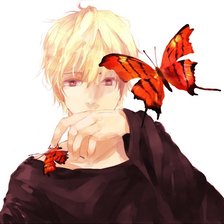 Схема вышивки «парни»