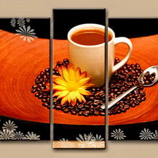 Схема вышивки «кофе»