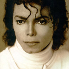 Схема вышивки «Майкл Джексон»