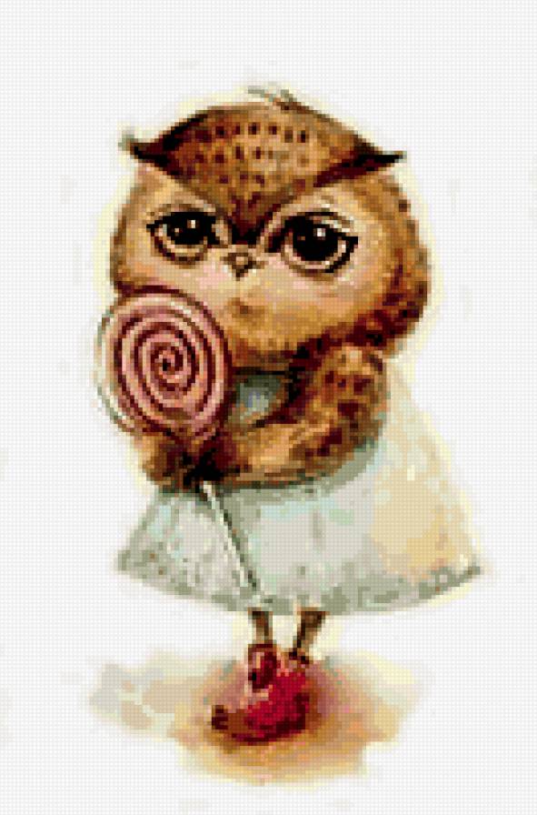 Совушка - птицы, юмор - предпросмотр