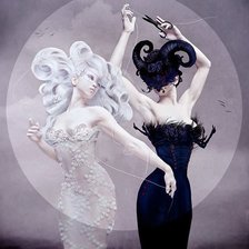 Схема вышивки «свет и тьма»