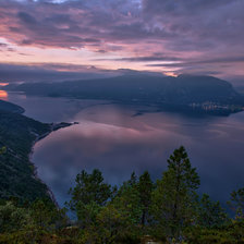 Схема вышивки «Река»